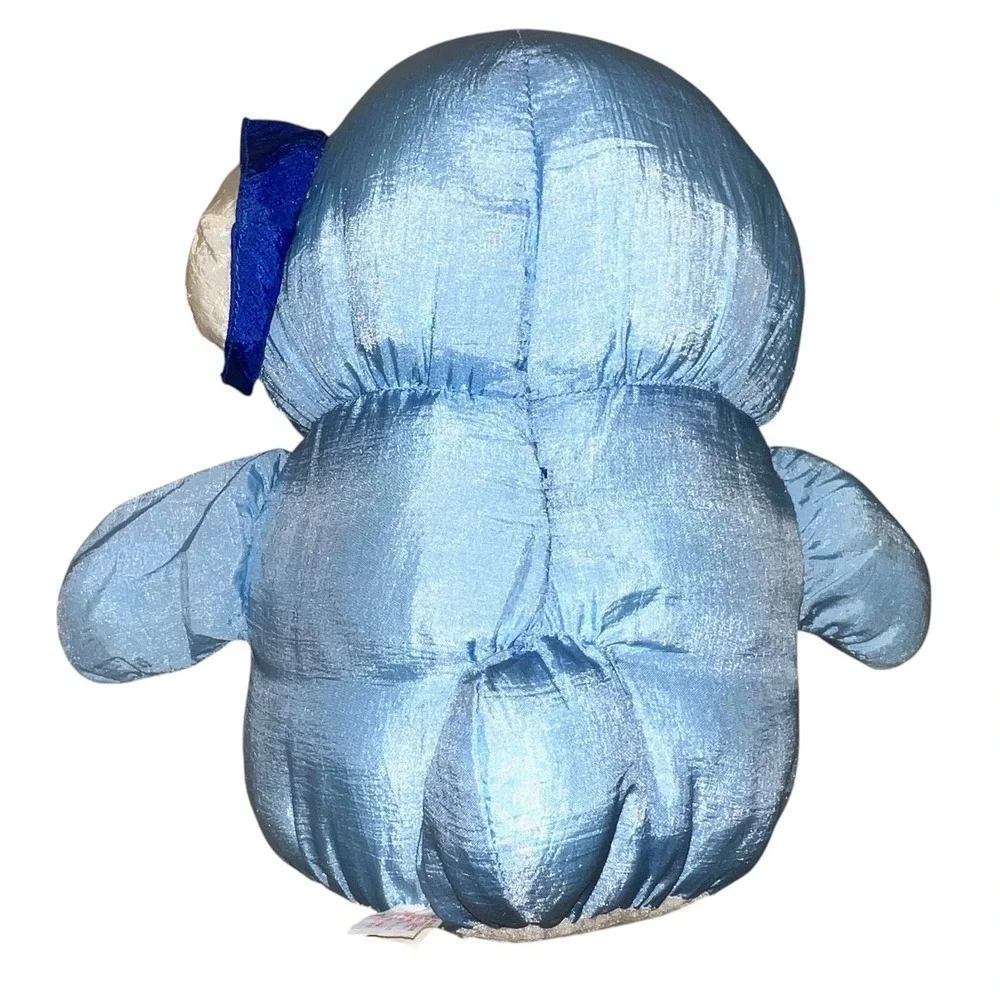 Vtg Sanrio Tuxedo Sam Penguin Plush Stuffed Animal Nylon Parachute Puffalump 12